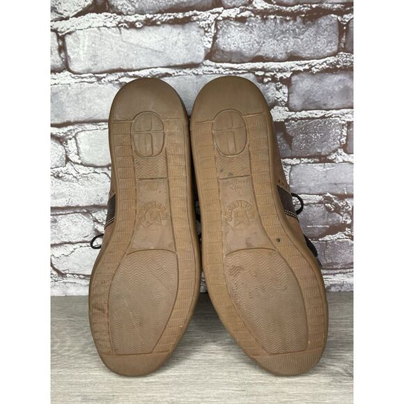 Mephisto Chestnut Brown Leather Steve Urban Sneaker Shoes Men’s Sz 10.5M US/44EU